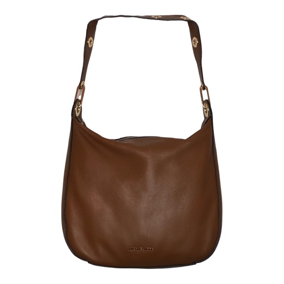 Michael Michael Kors Raven Brown  Large Shoulder Bag Golf Hardware - Picture 3 of 17